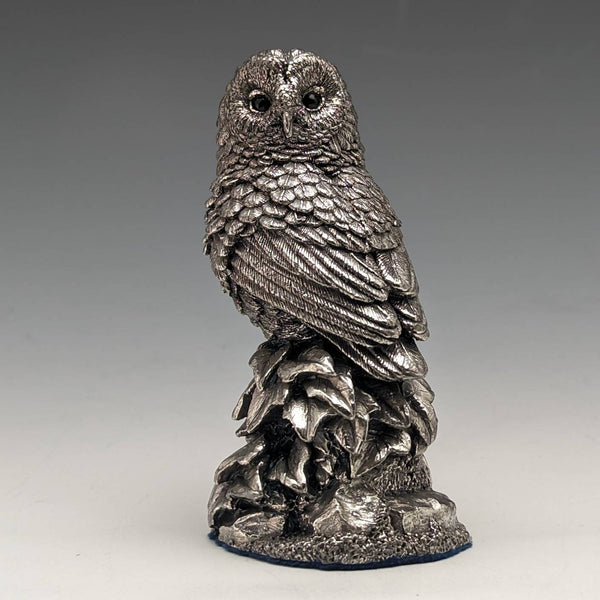 UK Country Artists Sterling Silver Sculpture Owl Figurine 78g